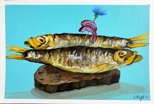 Sprats on Rye