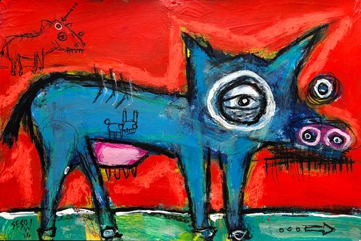 The Latvian Blue Cow