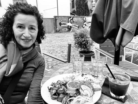 Breakfast outside