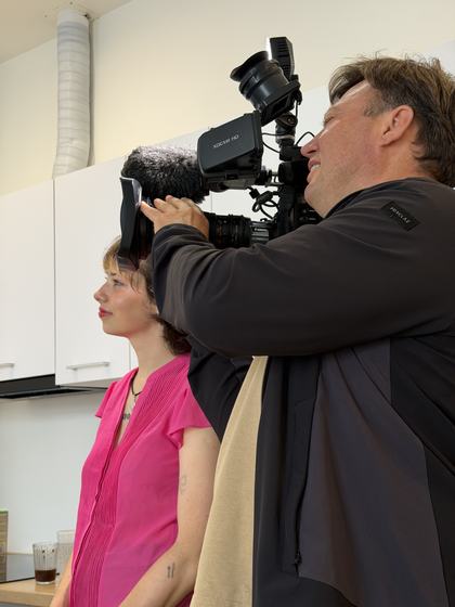 Latvian Television arrives