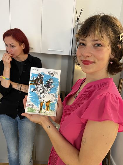 First Riga painting, shown off