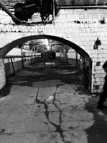 Through the arch