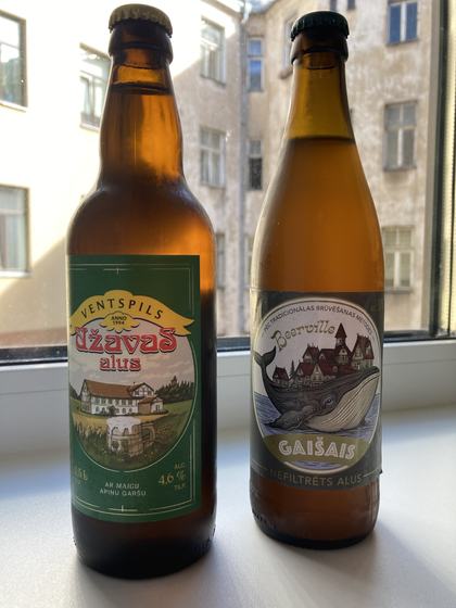 Latvian beer